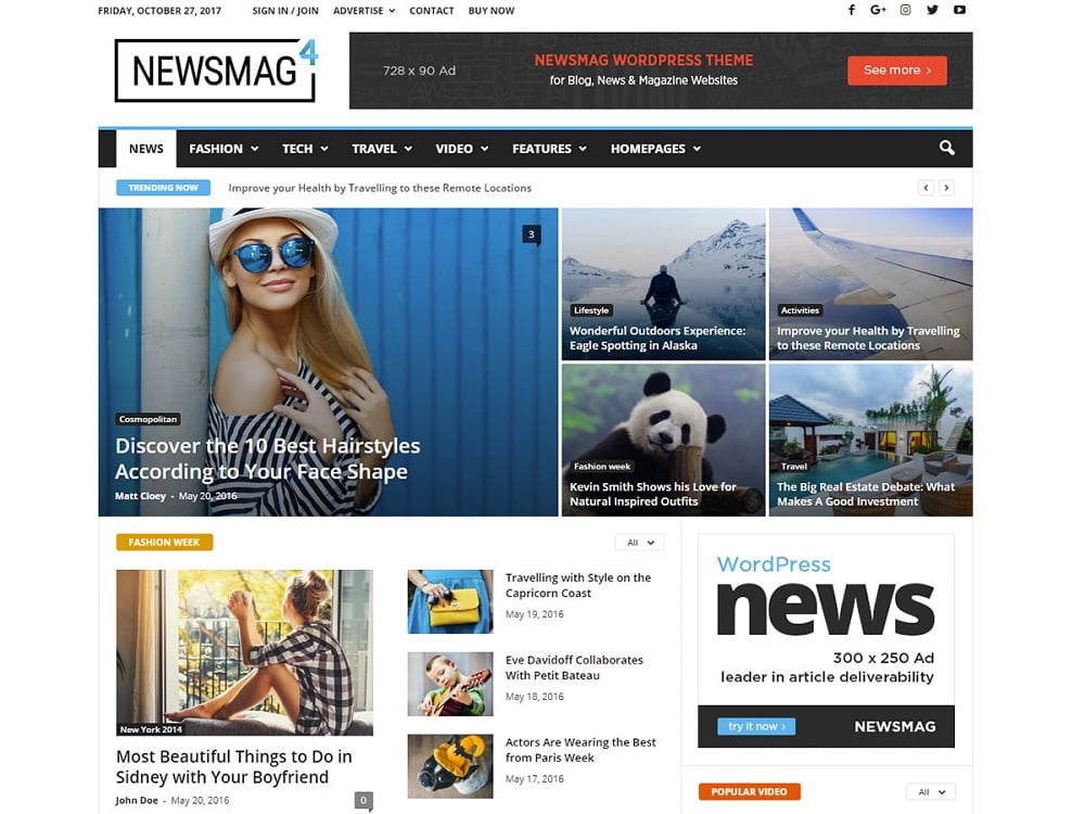 best wordpress theme for personal blog