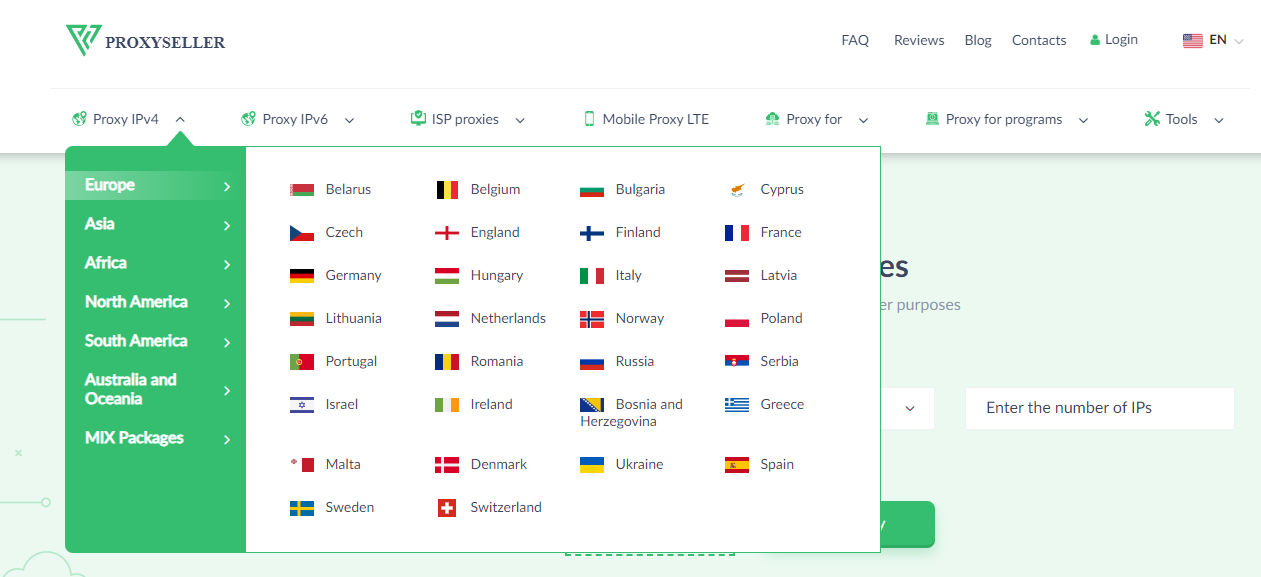 how to get proxy ip address